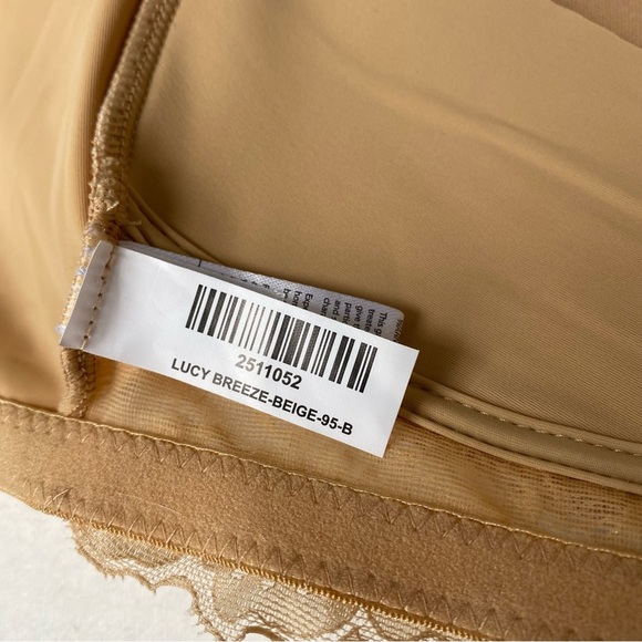 Lucy Breeze Lacey Bra - Beige 38B - Picture 7 of 16